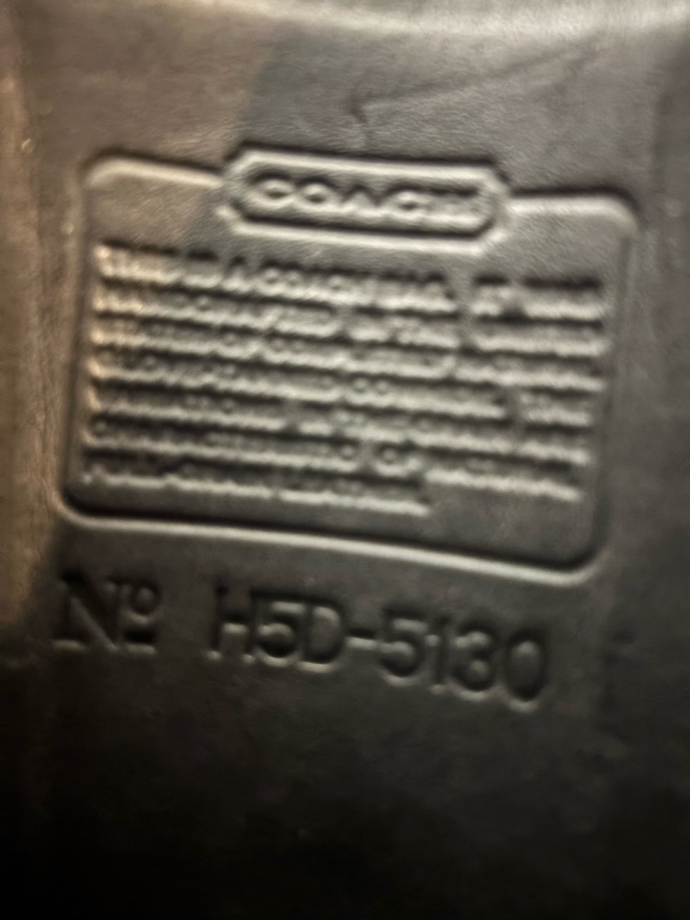 Coach Vintage Willis Black Leather Shoulder Bag - Picture 13 of 13